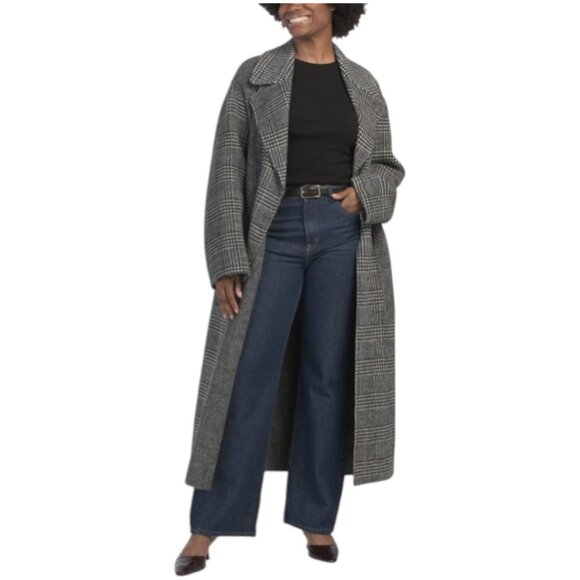 NICOLE BENISTI Wool Blend Kate Wrap Coat - Picture 1 of 2
